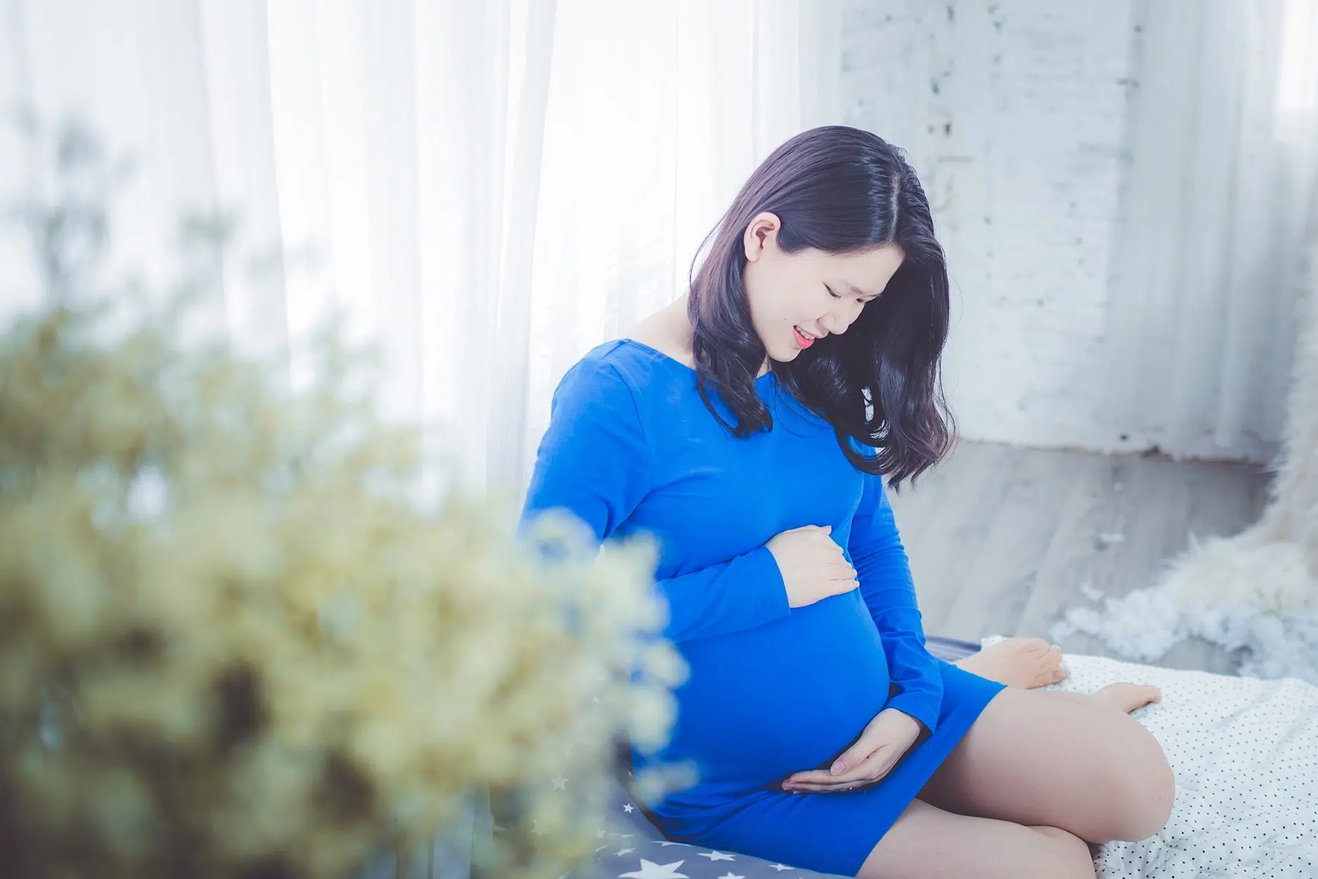 Une femme enceinte