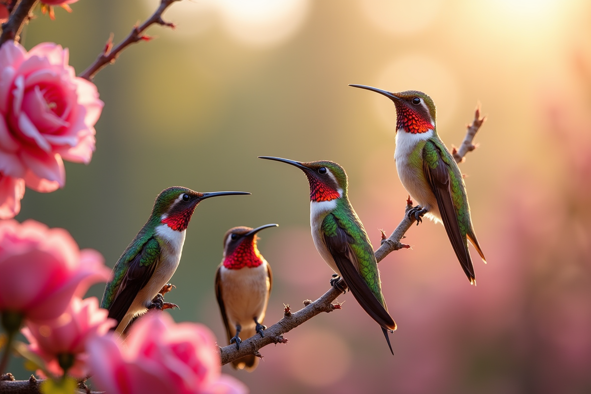 colibri couleurs