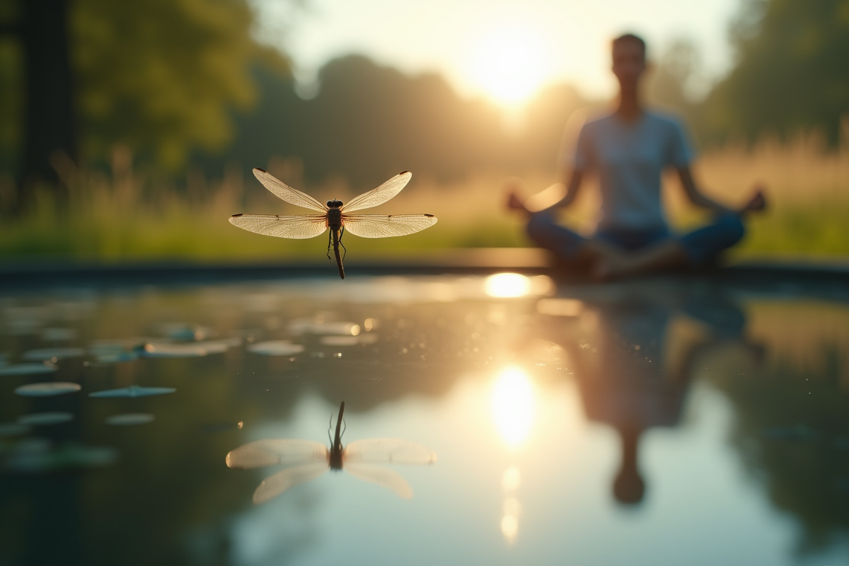 libellule méditation